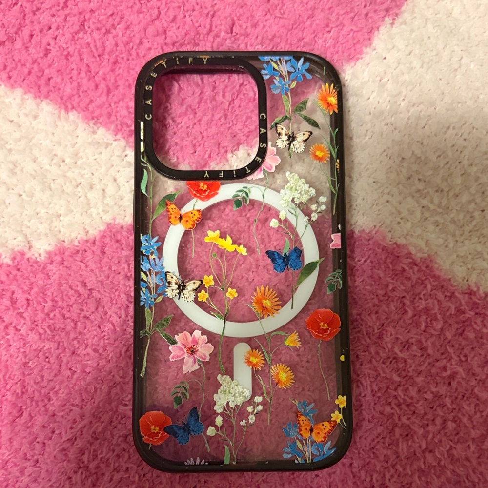 Casetify Multicolor Floral MagSafe Phone Case
